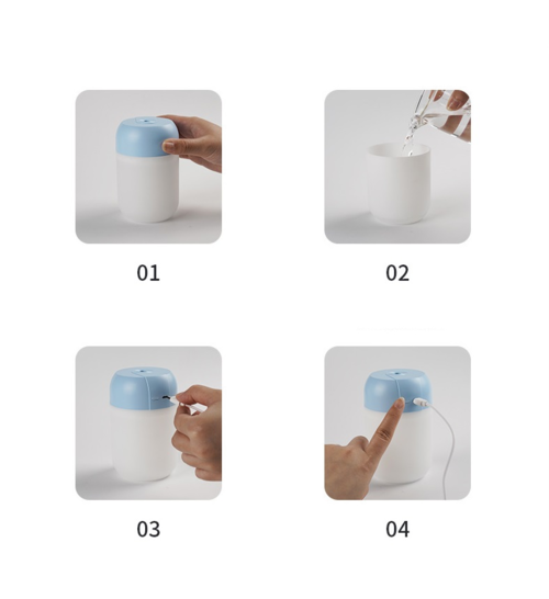 Ultrasonic Aroma Diffuser & Humidifier — Essential Oil Compatible