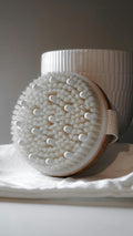 Dry body brush — natural plant bristle for lymphatic drainage