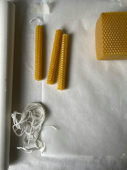 Beeswax food wraps — organic cotton reusable set of 3