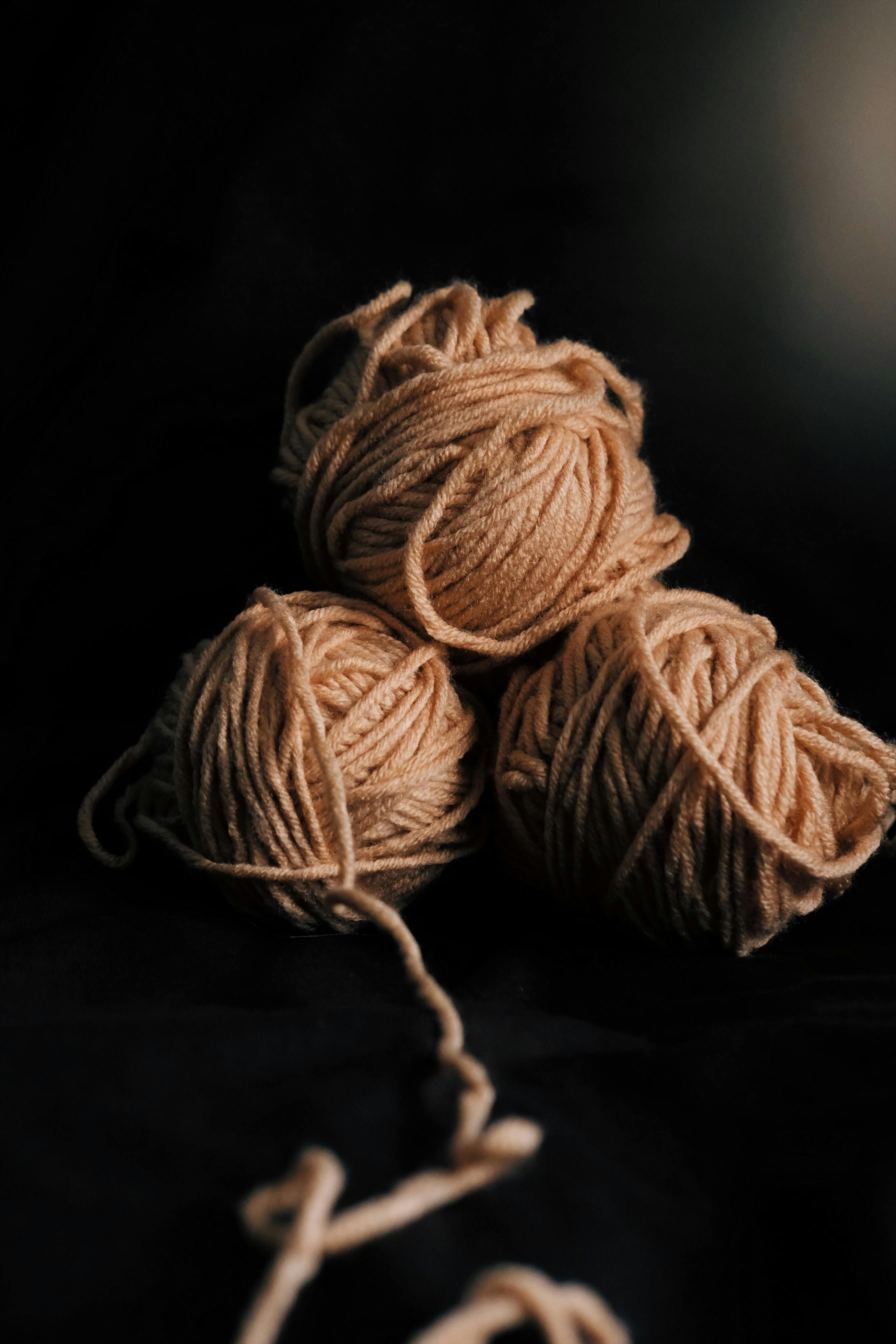 Natural felted wool dryer balls