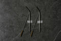 Stainless steel reusable straws with cleaning brushes